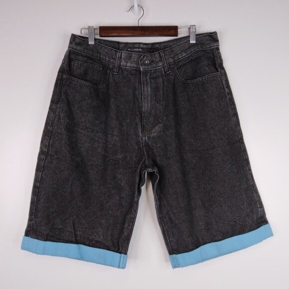Women’s Rocawear Cuffed Bermuda Jean Shorts 36 - Picture 1 of 7
